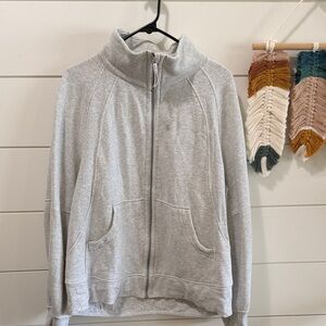 Lululemon Scuba Gray Full Zip-Up Hoodie